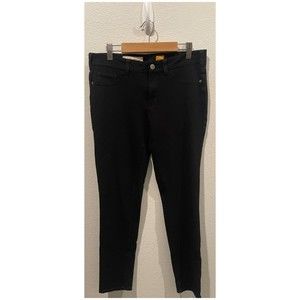 PILCRO AND THE LETTERPRESS Black Fit Serif Pockets Pants